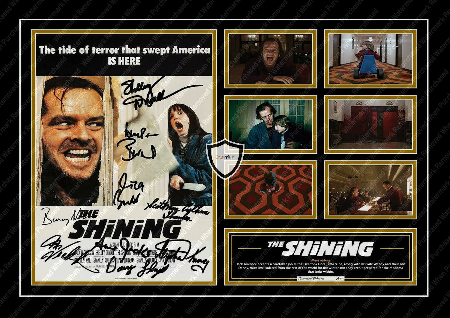 The Shining (1990) Jack Nicholson Movie Cast Signed Jpg Download