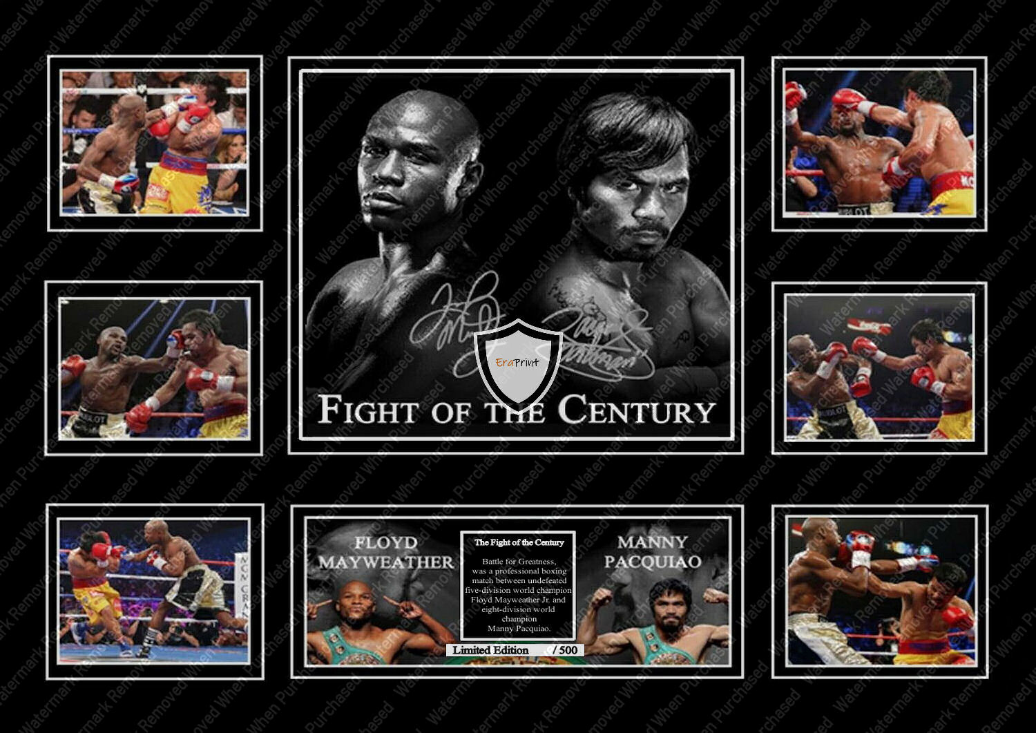 Manny Pacquiao "Pacman" Signed Boxing KO Memorabilia Jpg Download