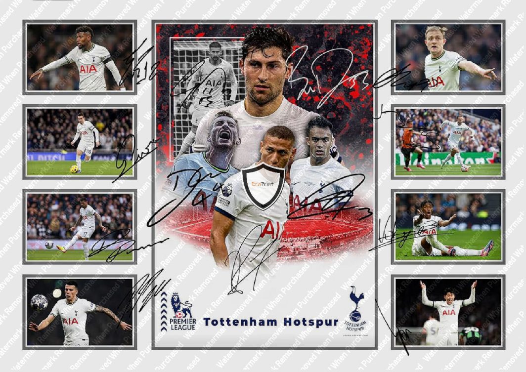 Tottenham F.C.(2025) Team Signed Football Memorabilia Jpg Download
