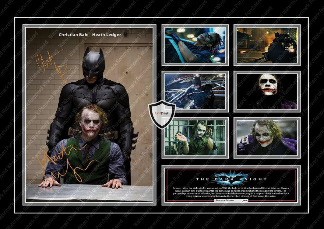 Heath Ledge The Dark Knight Signed Movie Memorabilia Jpg Download