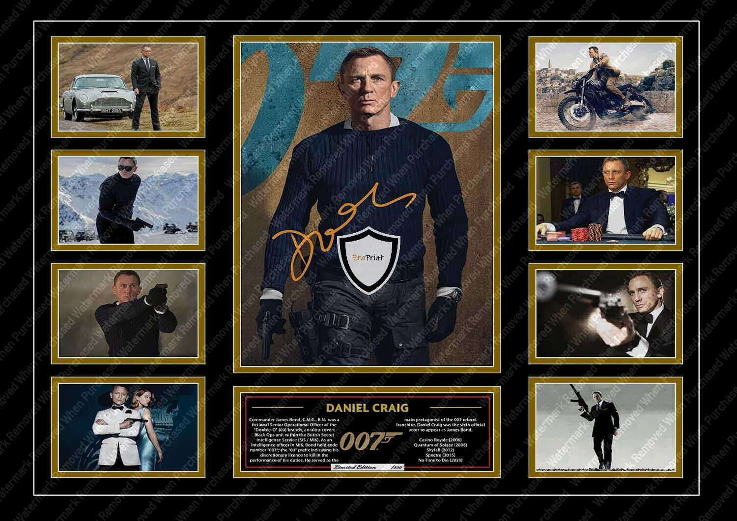 James Bond Daniel Craig Movie Memorabilia Jpg