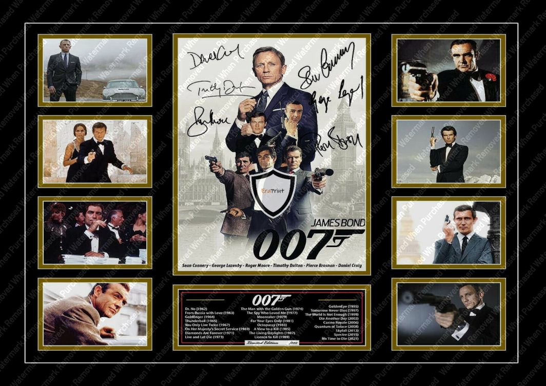 James Bond Daniel Craig Movie Memorabilia Collection Jpg