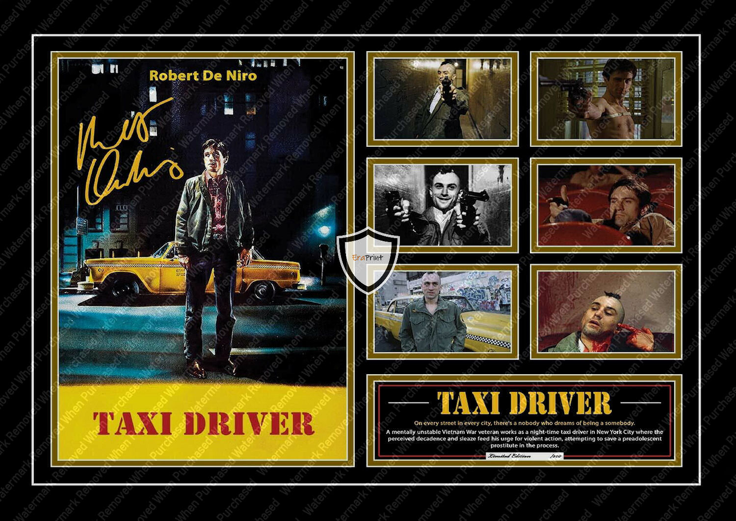 Taxi Driver (1976) Robert De Niro Jpg Home Printing Download