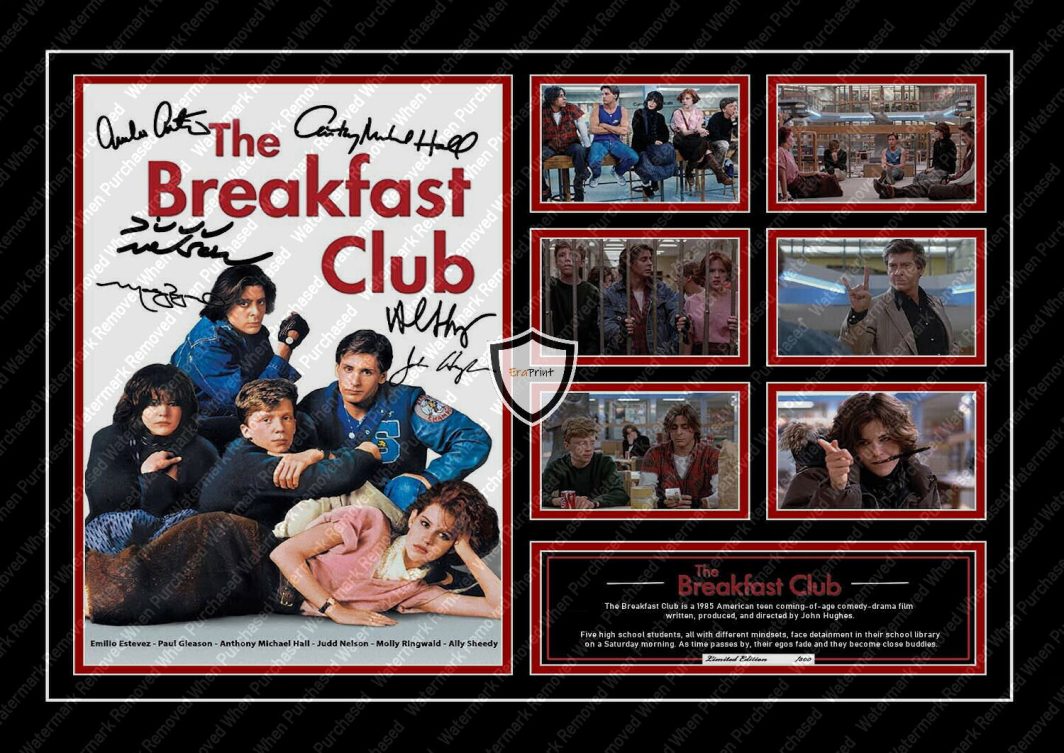 The Breakfast Club (1985) Signed Movie Memorabilia Downloadable