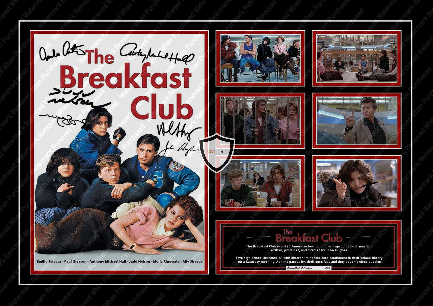 The Breakfast Club (1985) Signed Movie Memorabilia Downloadable