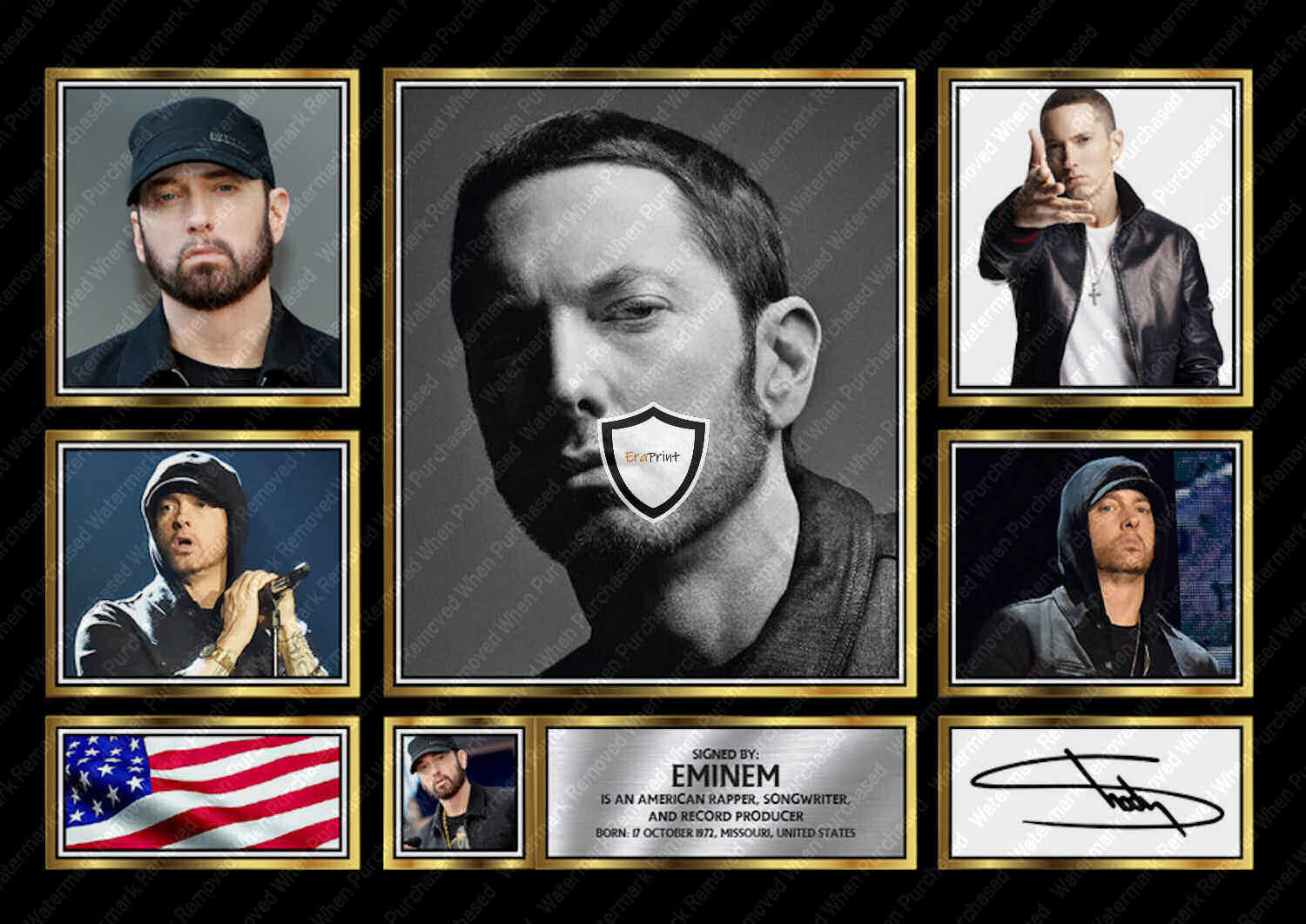 Eminem Signed Instant Self Print Jpeg Download Memorabilia