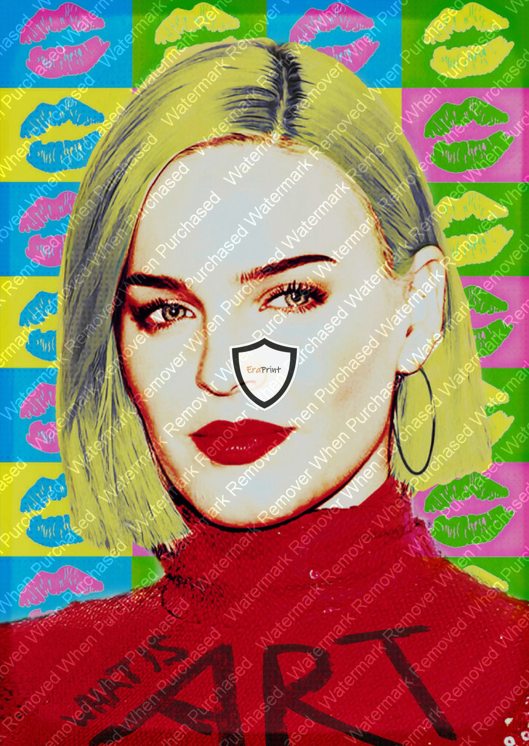 Anne-Marie Pop Art Art Poster A3 A4 Print At Home Photo jpg Download