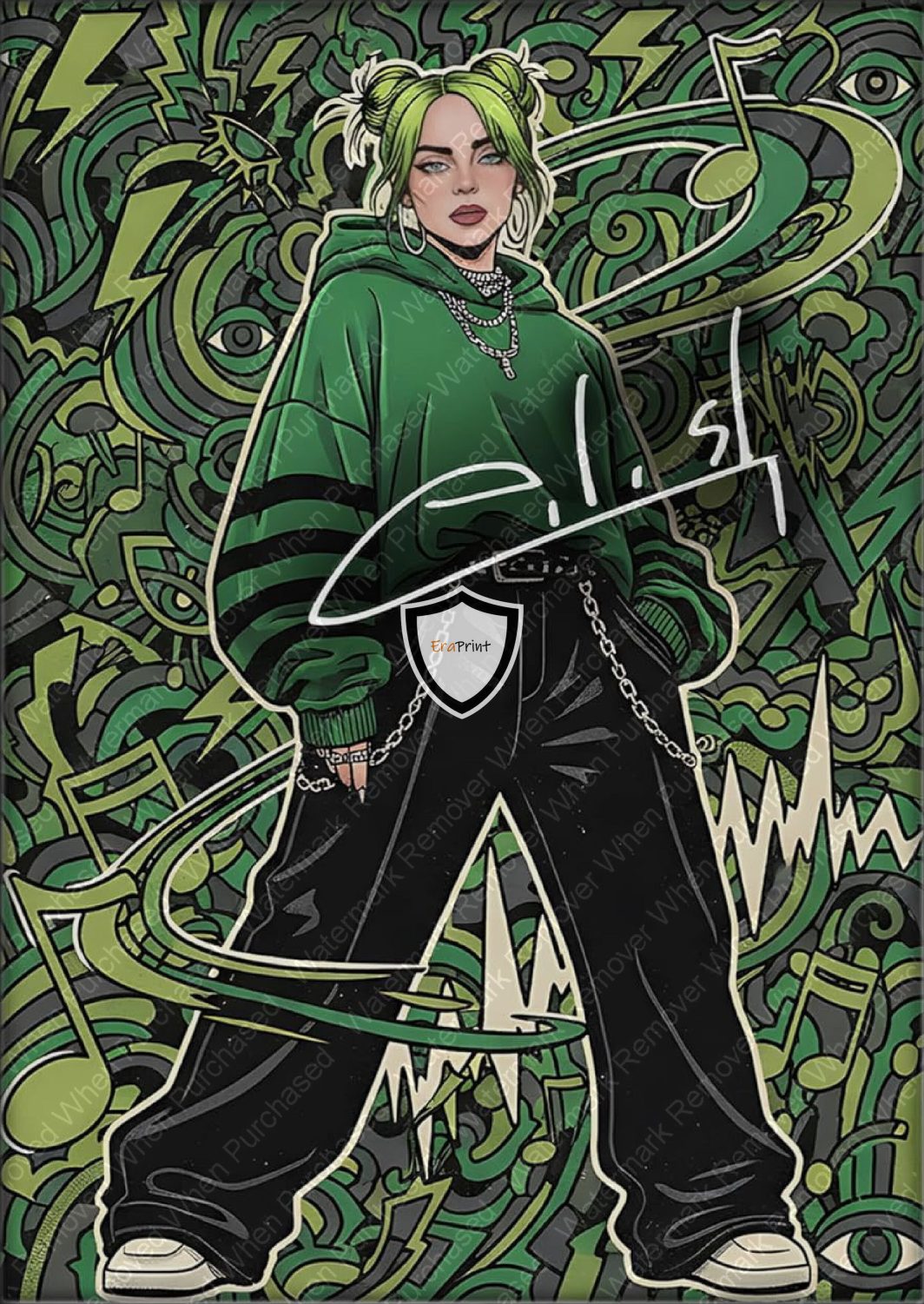 Billie Eilish A4 A3 Downloadable Print jpg Poster