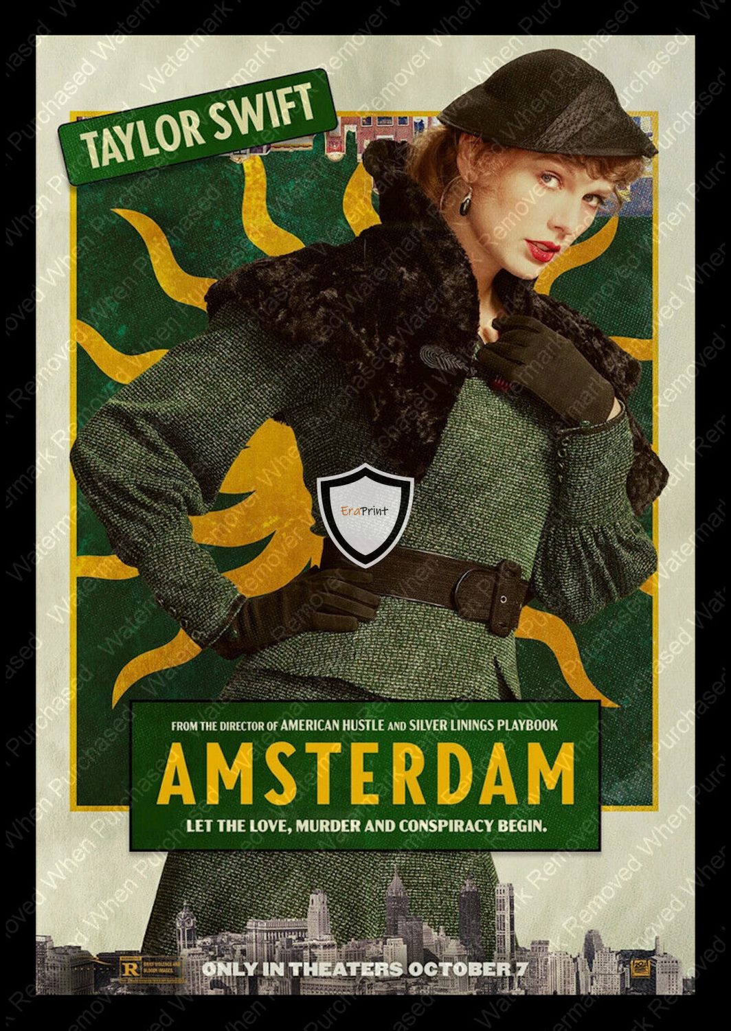 Taylor Swift Amsterdam Instant Eras Self Print Jpeg A3 Poster