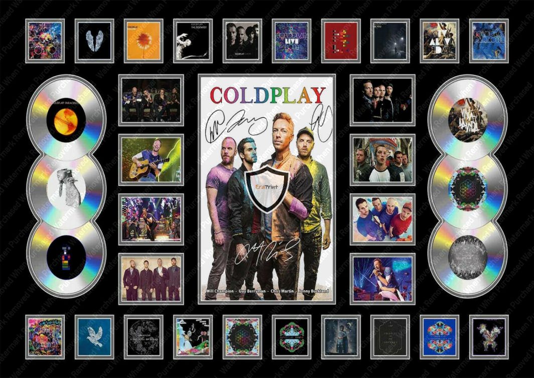 Coldplay Viva La Vida Signed Chris Martin Music Memorabilia