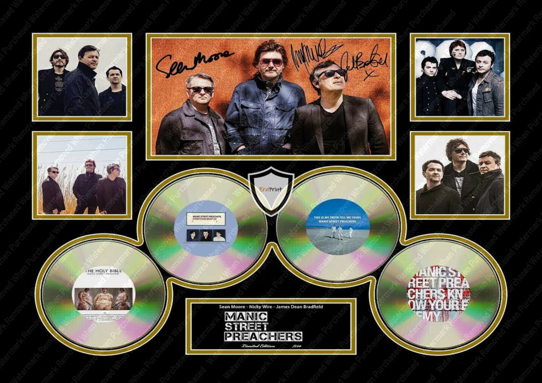 Manic Street Preachers Signed Design Instant Self Print Jpeg Download