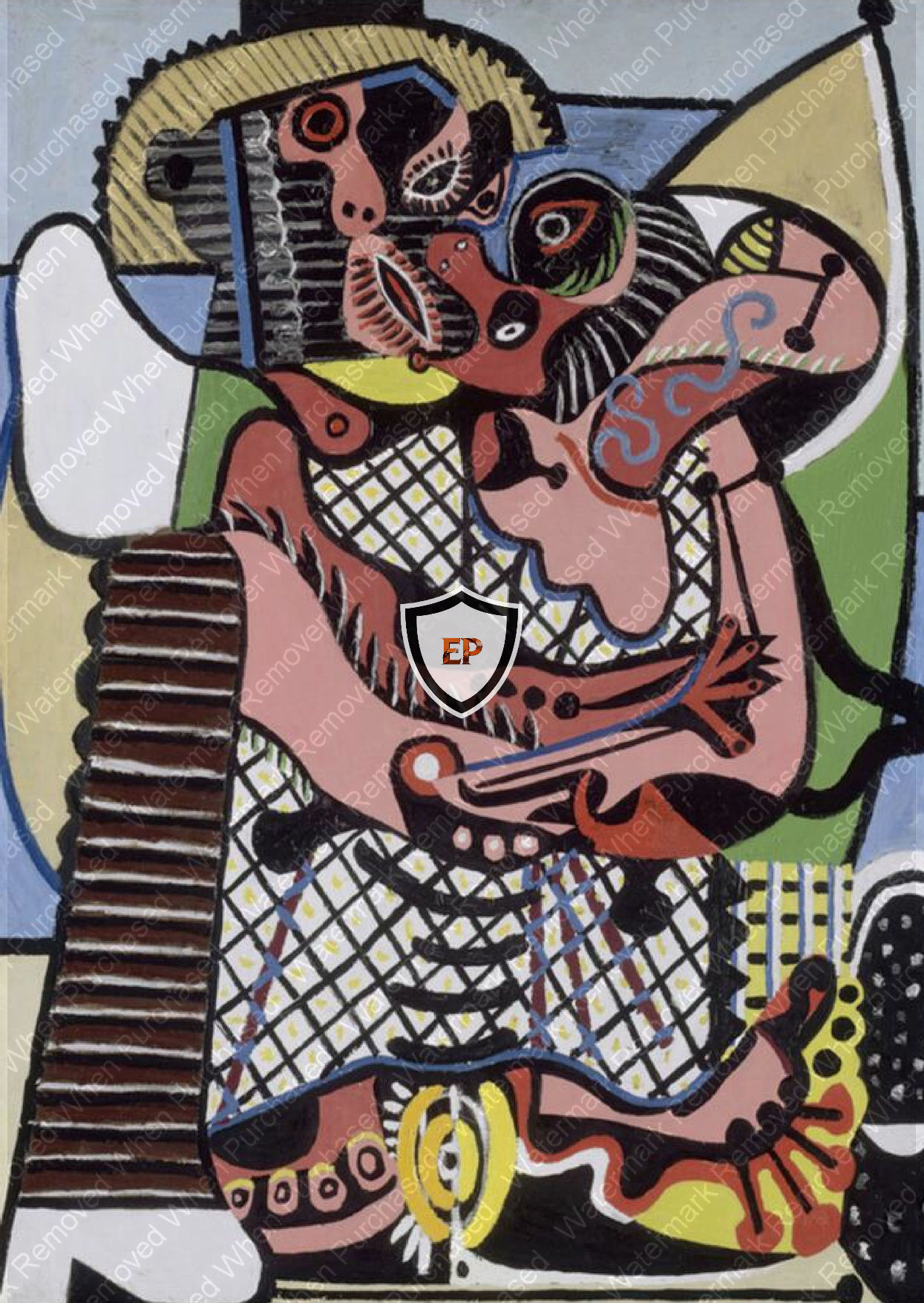 Picasso Picasso Le baiser (The Kiss) Downloadable For A3 & A4